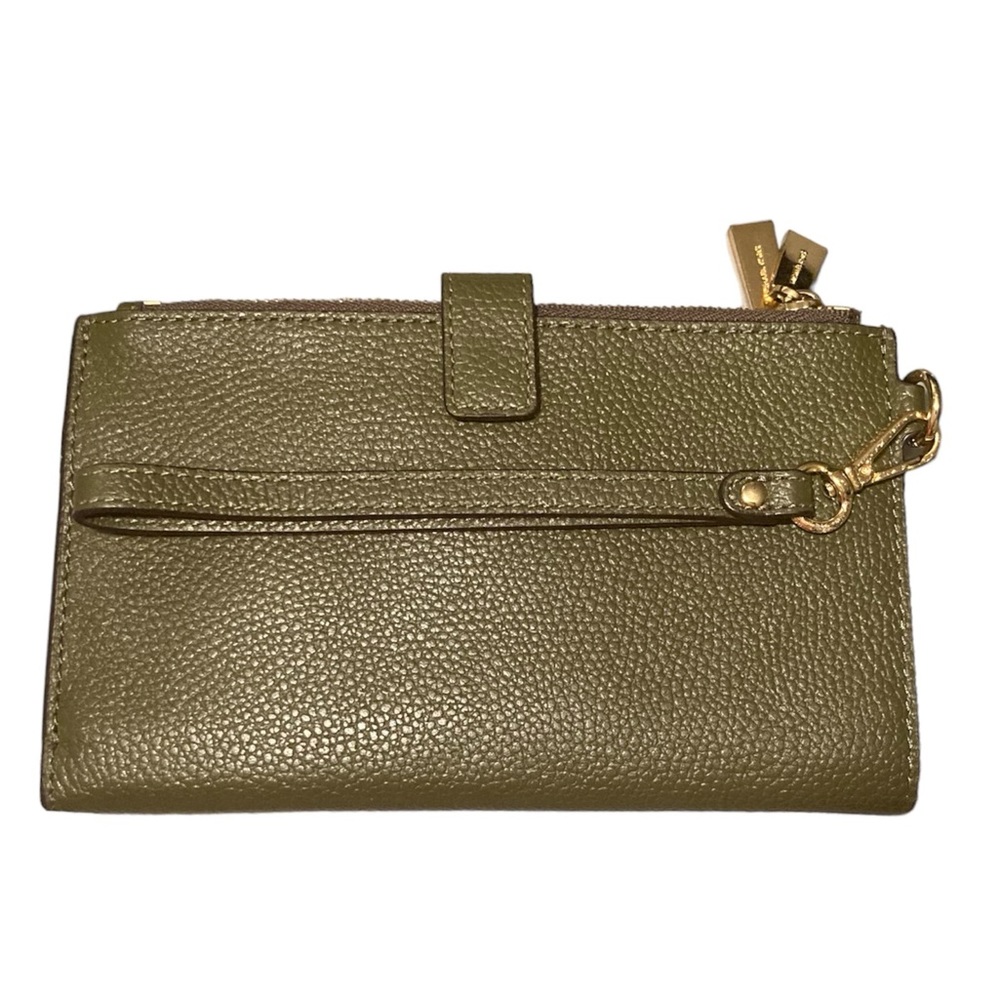 Traded* Like New! Michael Kors Olive Green Wristlet - Picture 4 of 6